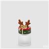 EDG Enzo De Gasperi Contenitore Renna Natale H 21 Cm D 11 Cm Green Red