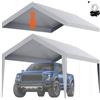 VEVOR Tendalino di ricambio per posto auto coperto 304,8x609,6cm, telo per tenda da garage, impermeabile e protetto dai raggi UV (solo copertura superiore, telaio non incluso)