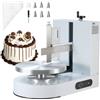 VEVOR Macchina per Decorazione Torte, Macchina per Spalmare Crema Velocità 25-320 giri/min, Macchina per Decorazione Torte da Cucina Commerciale Piatto Girevole per Torte di Dimensioni 6-14 pollici
