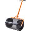 VEVOR Spandiconcime a Rullo, Spandiconcime per Torba 67 x 41 cm con Manico a T, Rullo per Torba da Giardino in Acciaio Verniciato Regolabile in 3 Altezze, per Semi di Erba per Piantare e Seminare