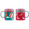BIALETTI INDUSTRIE MONDOCASA Set 2 tazze mug Natale GD24 Bialetti linea Winter Wonderland