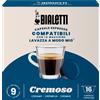 BIALETTI INDUSTRIE MONDOCASA Bialetti confezione 16 capsule caffè compatibili con Lavazza a Modo Mio - Cremoso
