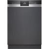 Siemens SX53ES02CE iQ300 - Lavastoviglie XXL con cassetto portaposate, 60 cm, HomeConnect, varioSpeed Plus, sideLight, cestelli flessibili, cerniera varioCerniera