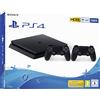 Playstation PS4 - Konsole SLIM 500GB inkl. 2 Controller (Jet Black)