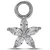 MAMI Srl VERAME' CHARM FLORA ARGENTO