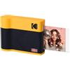 KODAK Mini 3 Era 4PASS Stampante Fotografica Portatile (7.6x7.6cm) (Fotografica Portatile + 8 Fogli inclusi, Giallo)