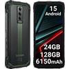 DOOGEE Rugged Smartphone Sottile 4G - Batteria 6150Mah, Display 6.56" 90Hz, 24GB RAM +