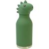 Asobu Bestie Dinosaur Bottiglia Termica in Acciaio Inox con Cannuccia, 460 ml