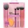 Real Techniques Everyday Essentials Set Di Pennelli Per Il Make-Up Di Viso Occhi E Guance