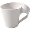 Villeroy & Boch NewWave Tazza di Caffè Bicchiere con Manico, Premium Porcellana, Bianco, 250 ml