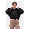 Nebbia LOOSE FIT CROP HOODIE ICONIC