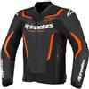 Alpinestars Giacca Moto Pelle Alpinestars GP Force V2 Nero Rosso Fluo