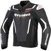 Alpinestars Giacca Moto Pelle Alpinestars GP Force V2 Nero Bianco