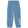 Hurley Hrlb One & Only Fleece Jogger Pantaloni, Nero, 4 Años Bambino