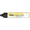 KREUL 49714 - Penna per Candele, Oro, 29 ml, Penna per Candele con Punta fine, Vernice con Cera d'api per Decorare e dipingere Le Candele