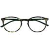 OPULIZE Met 2 Pacco Occhiali Da Lettura Grande Giro Marrone Porpora Uomo Donna Cerniere Molla RR60-25 +0,00