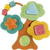 Chicco Baobab Forme e Incastri, Gioco a Incastro a Forma di Albero con 4 Forme Geometriche Colorate, Realizzato in Plastica Riciclata, Made in Italy - Giochi Educativi 6 Mesi - 3 Anni