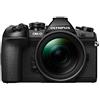 Olympus OM-D E-M1 Mark II Kit E-M1, Fotocamera di Sistema Micro Quattro Terzi (20,4 MP, Stabilizzatore d'Immagine a 5 Assi, Mirino Elettronico) e Obiettivo M.Zuiko 12-40mm PRO Universal Zoom, Nero