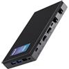 Mele QuieterDL Mini PC senza ventola 2,5Gb Dual LAN Twin Lake N150 (fino a 3,6GHz) 8GB DDR4 256GB ROM Micro PC da ufficio USB-C HDMI2.0+DP1.4 Triplo display Computer desktop