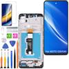 HLYGZX Display di ricambio per schermo LCD Motorola Moto E30/E40, XT2159 XT2158, touch digitizer Assembly, kit di riparazione (nero con cornice)