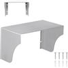 YUNXCNA Parapioggia in Acciaio Inox, 20x12x12cm Scatola Copripresa Impermeabile, Protezione Antipolvere per Presa Elettrica, Copri Campanello in Acciaio Inox, Copertura per Prese Esterne, Per Esterni, Cucina