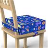 Mative Rialzo Sedia Bambini - Cuscino Rialzo Sedia per Bambini,Supporto più Forte Fondo Antiscivolo Doppia Cinghia Sicura Cuscino(Blu)