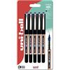 uni-ball Eye UB-150-10 - Penna a sfera con punta larga da 1 mm, per scrittura a mano, disegno, arte, artigianato e colorazione, inchiostro liquido resistente allo sbiadimento e all'acqua, confezione