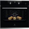 Electrolux Forno Multifunzione SteamBake Serie 600. Dimensione del forno: Media, Tipo di forno: Forno elettrico, Capacità interna forno totale: 72 L. Posizionamento dell'apparecchio: Da incasso, Colore del prodotto: Acciaio inox, Tipo di con... - KODEH60X