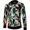 Generic Maglione Zip Maglione Bianco Con Trecce Uomo Maglione A Righe Colorate Uomo Maglione Rosso Abbinamenti Uomo Maglione Collo Alto Verde Uomo Maglione Norvegese Uomo Maglione Lana Mohair Uomo Maglione