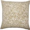 The Pillow Collection Taline Damascato Cuscino, Marrone