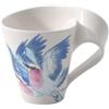 Villeroy & Boch NewWave Caffè Tazza da Caffè Ghiandaie Marina Pettolilla, Porcellana Premium, Lilla, 300 ml