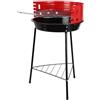 WELL HOME MOBILIARIO & DECORACIÓN Well Home Barbecue a 3 gambe con griglia cromata di colore nero 32x33x55cm
