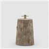 EDG Enzo De Gasperi Base Tronco per Pino Albero di Natale Realistico Naturale H43cm 32cm