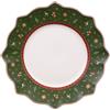 VILLEROY & BOCH Toy's Delight Piatto Piano Verde 29cm Tavola Natale