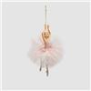 EDG Enzo De Gasperi Addobbo Decorazione di Natale Ballerina 18cm Rosa