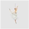 EDG Enzo De Gasperi Addobbo Decorazione di Natale Ballerina 18cm Bianco