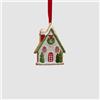 EDG Enzo De Gasperi Addobbo Decorazione Natalizia Casetta di Natale 11cm