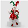 EDG Enzo De Gasperi Decorazione Natalizia Elfo di Natale 90cm Tessuto