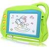 AiTuiTui Lavagna Magnetica per Bambini, 4 Colori Colorati Lavagnetta Magica Portatile Cancellabile con 3 Timbri Magnetici e 1 Penna-Giocattoli da Disegno Dimensioni da Viaggio per Bambini 2 3 4 5 Anni- Blu