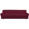 BANZAII TEXTILE INNOVATOR ONLINE Banzaii Copridivano 3 Posti + Cuscino 3 Posti, Bielastico, Antimacchia, Bordeaux Made in Italy