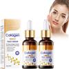 Boxiatil 2PCS Siero al Collagene per Skincare Glow And Protect Serum - Formula Avanzata per Sbiancare la Pelle - Collagen Peptide Serum for Face Wrinkles - Anti-Rughe e Idratante - Effetto Luminoso e Uniforme