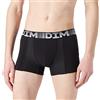 DIM Boxer 3D Flex Air Traspirabilità Uomo x2, Nero/Grigio Perla, XXL
