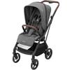 Maxi-Cosi Leona² Passeggino ultra compatto e leggero, chiusura con una mano, seduta reversibile, schienale regolabile, 3 posizioni, reclinazione piatta, 0-4 anni (0-22 kg), Select Grey