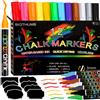 Gesso Liquido - 12 Colori Pennarelli Cancellabili, 6 Mm Punta Reversibile Pennar