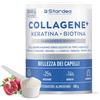STARDEA Srl Integratore Capelli Collagene E Cheratina - Biotina Polvere 300 g STARDEA | Collagene Marino Idrolizzato 2500 mg Con Zinco Bisglicinato, Vitamina C Da Acerola E L-Cisteina - 300 g