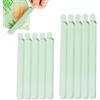 Gekamoyue 10 Pezzi Mollette Chiudi Sacchetti, 15/12cm Clips Chiudi Sacchetti, Riutilizzabile, Clips per Cucina Caramelle Snack, Verde