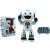 Lexibook Powerman Advance-Robot di Controllo Remoto, Giocattolo interattivo per bambini, Cammina, Danza, Musica, Fa e Conteggio Storie, Concorsi Educativi, Stem programmabile