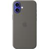 Apple Custodia MagSafe cover in silicone per iPhone 16 Plus - Grigio pietra