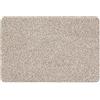 Andiamo zerbino Samson - zerbino Lavabile Interno - Antiscivolo e Assorbente in Cotone - Tappeto Porta Facile da Pulire 40 x 60 cm, Beige Chiaro
