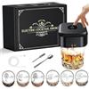 Gienxias Kit di incenso elettrico per whisky | 6 trucioli di legno | USB ricaricabile | cocktail smoker portatile uomini, papà, compleanno o Natale